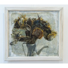 Flori de floarea soarelui uscate Flori de floarea soarelui uscate