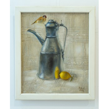 Natură statică cu vas oriental