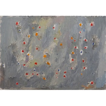 Stele colorate pe cerul de gri