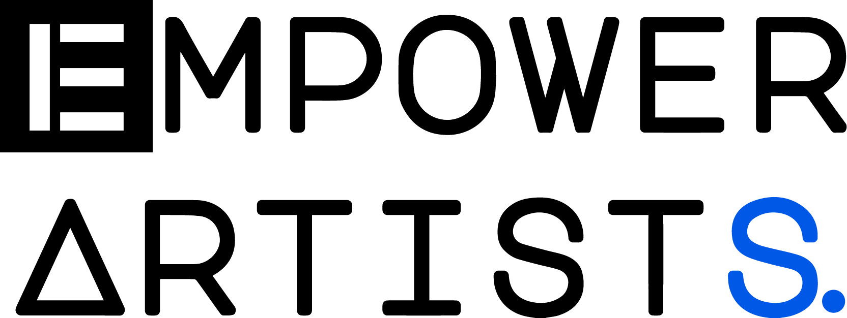 Empower Artists logo albastru